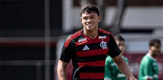 Luiz Guilherme atacante da base do Flamengo