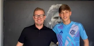 Nicolas goleiro do Flamengo sub-15