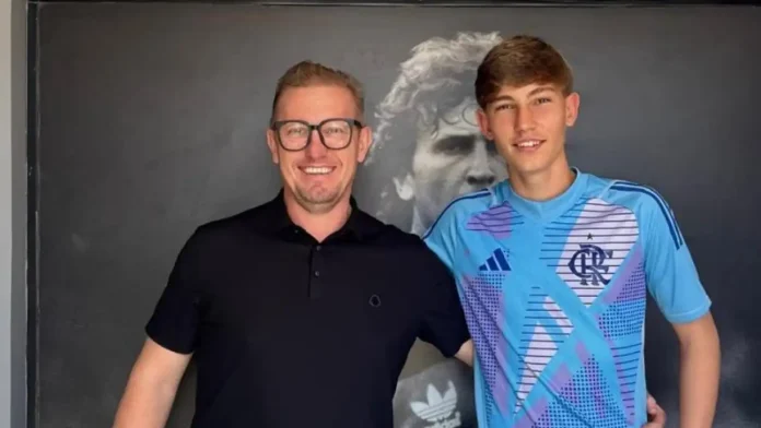 Nicolas goleiro do Flamengo sub-15