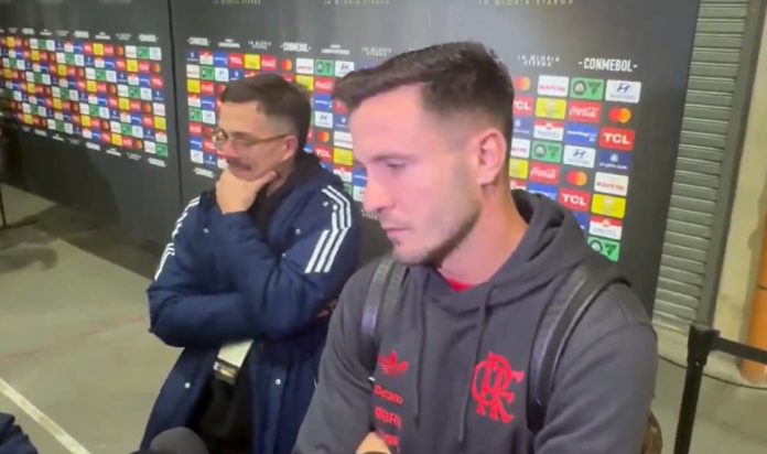 Saúl em entrevista após classificação do Flamengo na Libertadores