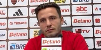 Saúl em entrevista após vitória do Flamengo sobre o Juventude