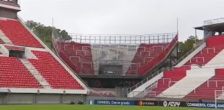 Setor de visitantes do Estádio Jorge Luis Hirschi, do Estudiantes de La Plata