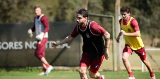 Treino do Estudiantes de La Plata