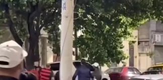 Briga entre torcedores de Flamengo e Racing em Avellaneda