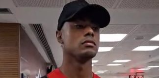 Bruno Henrique em entrevista na zona mista do Maracanã após vitória do Flamengo sobre o Racing