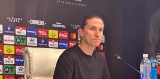 Filipe Luís em entrevista coletiva após classificação do Flamengo para final da Libertadores da América