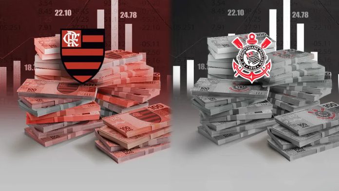 Finanças Flamengo e Corinthians
