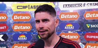 Jorginho em entrevista após empate do Flamengo sem gols com o Cruzeiro