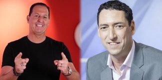 Jornalistas Benja e PVC
