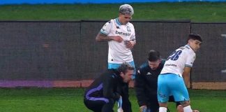 Lesão de Elias Torres do Racing