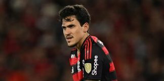Pedro deixa o jogo após fortes dores no braço