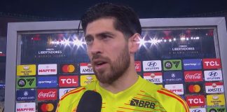 Rossi em entrevista após vitória do Flamengo sobre o Racing
