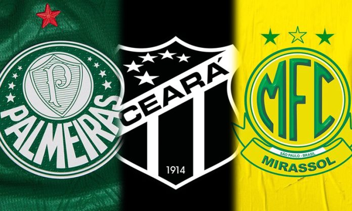 Palmeiras, Ceará e Mirassol