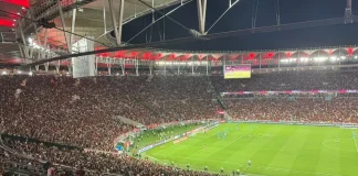 Nação Rubro-Negra lota o Maracanã na vitória do Flamengo sobre o Santos - FOTO: Mauricio Luz / Lance