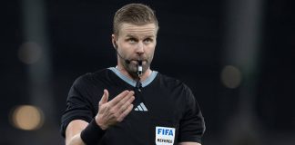Árbitro sueco Glenn Nyberg, apita Flamengo x Cruz Azul