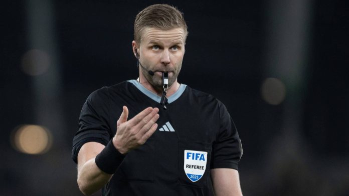 Árbitro sueco Glenn Nyberg, apita Flamengo x Cruz Azul
