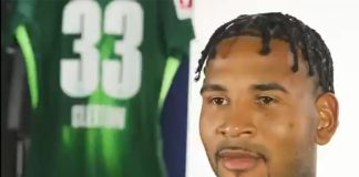Zagueiro Cleiton em sua chegada ao Wolfsburg