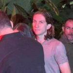 Filipe Luís na festa de comemoração dos títulos brasileiro e Libertadores