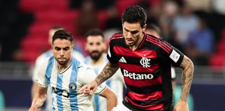 Pedro em campo pelo Flamengo na vitória sobre o Pyramids - Foto: Gilvan de Souza / Flamengo