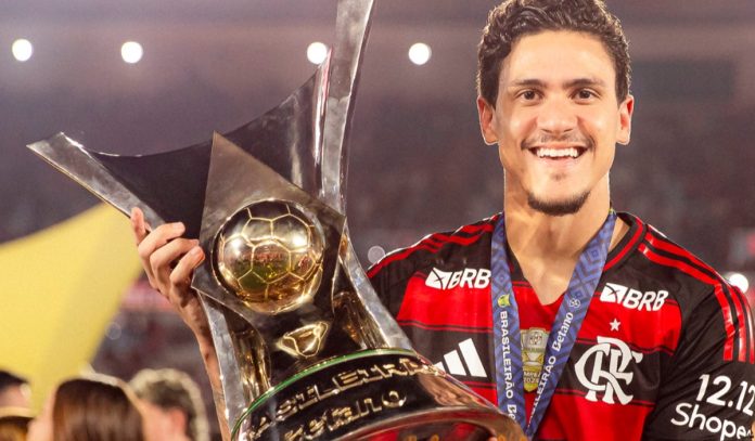 O artilheiro Pedro, Eneacampeão Brasileiro pelo Flamengo em 2025