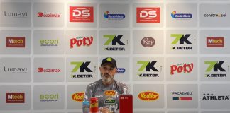 Rafael Guanaes técnico do Mirassol em entrevista coletiva antes do jogo contra om Flamengo