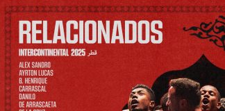 Relacionados do Flamengo para o Mundial Interclubes 2025