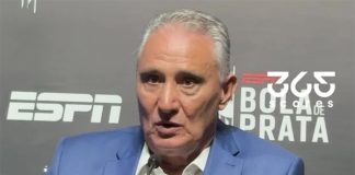 Tite em premiação do Bola de Prata da ESPN