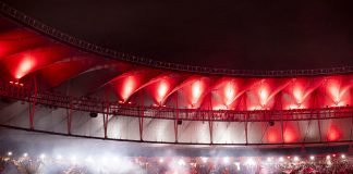 Nação Rubro-Negra em festa no Maracanã com o Enea do Brasileirão - Foto: Adriano Fontes / Flamengo