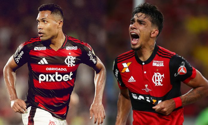 Alex Sandro e Lucas Paquetá no Flamengo