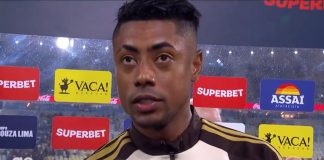 Bruno Henrique em entrevista após vitória do Flamengo sobre o Vasco