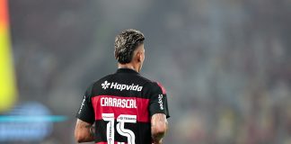 Carrascal em campo na vitória do Flamengo sobre o Vasco no Maracanã - Foto: Gilvan de Souza