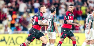 Everton Cebolinha marca para o Flamengo na derrota para o Fluminense no Maracanã - Foto: Gilvan de Souza / Flamengo