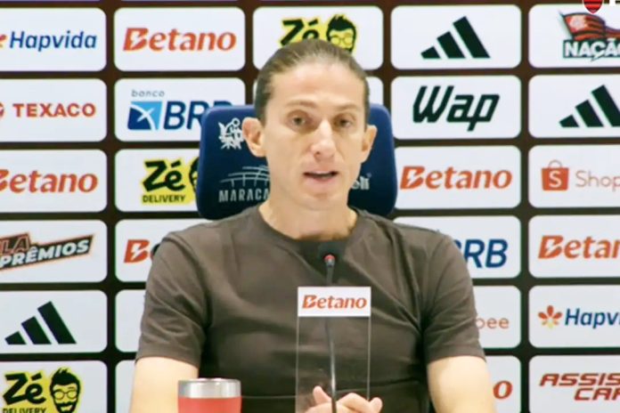 Filipe Luís em entrevista após derrota do Flamengo para o Fluminense
