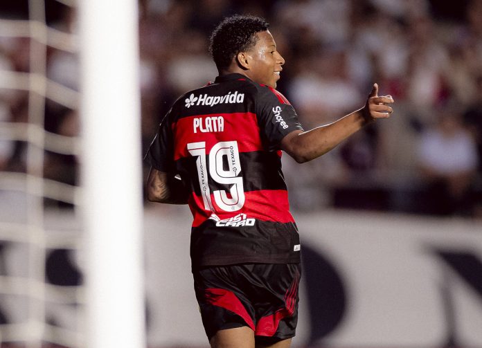 Gonzalo Plata marca na derrota do Flamengo para o São Paulo - Foto: Adriano Fontes / Flamengo