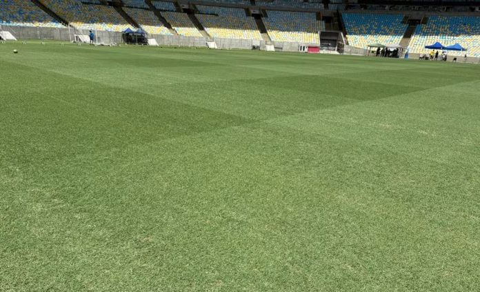 Gramado do Maracanã após reforma em 2026
