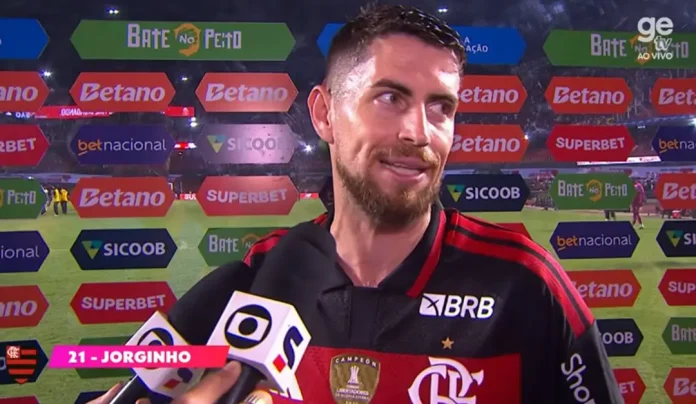 Jorginho em entrevista após expulsão e derrota do Flamengo para o São Paulo