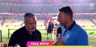 Jose Boto em entrevista antes da bola rolar para Flamengo x Vasco