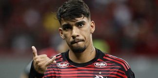 Lucas Paquetá no Flamengo em 2018
