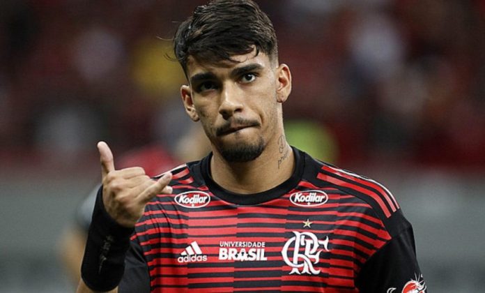 Lucas Paquetá no Flamengo em 2018