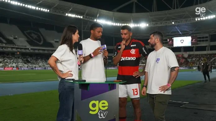 Danilo em entrevista a GE Tv, após vitória do Flamengo sobre o Botafogo no Engenhãõ