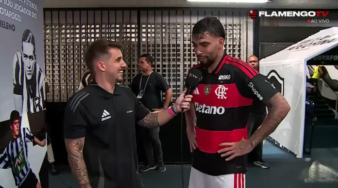 Lucas Paquetá em entrevista a Flamengo TV, após vitória sobre o Botafogo no Engenhão