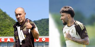 Leonardo Jardim e Lucas Paquetá