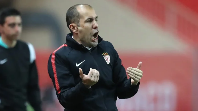 Leonardo Jardim dirigindo o Mônaco