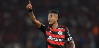Bruno Henrique ponta esquerda do Flamengo