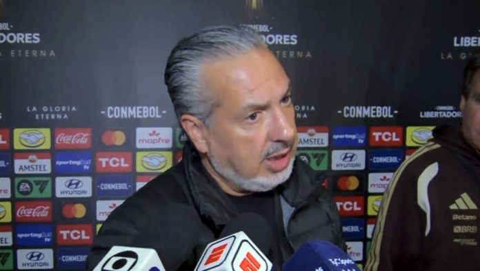 José Boto em entrevista após empate do Flamengo com o Estudiantes em La Plata