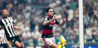 Pedro marca na goleada do Flamengo sobre o Atlético-MG na Arena MRV - Foto: Gilvan de Souza / Flamengo