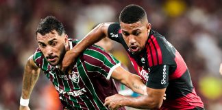 Samuel Lino em campo na vitória do Flamengo sobre o Fluminense no Maracanã - Foto: Gilvan de Souza / Flamengo