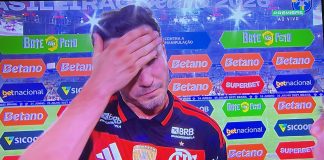 Saúl em entrevista após vitória do Flamengo sobre o Bahia