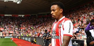 Welington lateral do Southampton (ING).