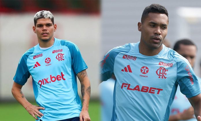 ayrton-lucas-alex-sandro-flamengo Ayrton Lucas e Alex Sandro laterais-esquerdos do Flamengo